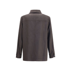 Brioni Brown Wool Coat