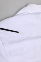 Dolce & Gabbana White Cotton DG Logo Embroidery Men T-shirt