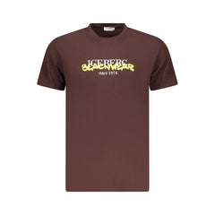 Iceberg Neon Cotton Men T-Shirt
