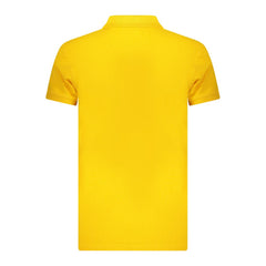 Iceberg Yellow Cotton Mens Polo Shirt