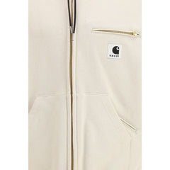 Sacai Beige Cotton Sweatshirt