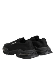 Dolce & Gabbana Black Airmaster Low Top Men Sneakers Shoes