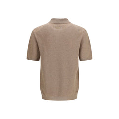 Maison Kitsuné Beige Cotton Polo Shirt