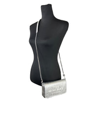 Marc Jacobs The Metallic Leather Chain Mini Bag - Silver