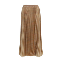 Fabiana Filippi Beige Polyester Midi Skirt