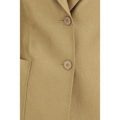 Max Mara Beige Linen Jacket
