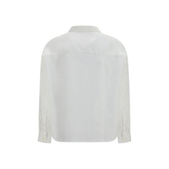 Deperlu White Linen Shirt