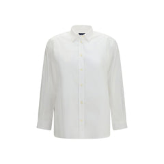 Deperlu White Cotton Shirt