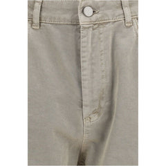 Represent Beige Cotton Bermuda Shorts