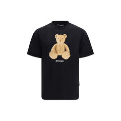 Palm Angels Black Cotton T-Shirt