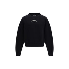 Palm Angels Black Cotton Sweatshirt