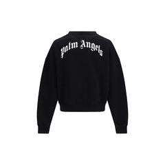 Palm Angels Black Cotton Sweatshirt