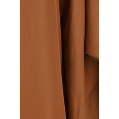 SA SU PHI Brown Viscose Long Dress