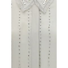 PINKO Gray Viscose Shirt
