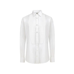 Dolce & Gabbana White Cotton Dress Shirt