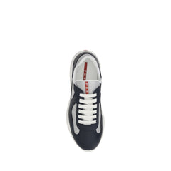 Prada Blue Polyamide Athletic Sneakers