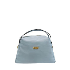 Baldinini Trend Blue Cowhide Clutch Bag
