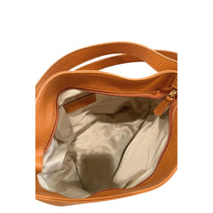 Baldinini Trend Brown Cowhide Clutch Bag