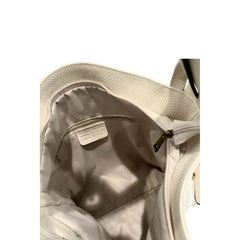 Baldinini Trend Beige Cowhide Leather Women Backpack