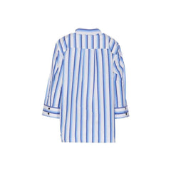 Ganni Blue Cotton Shirt