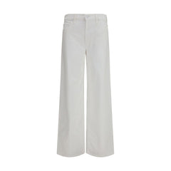 Mother Denim White Cotton Jeans Denim
