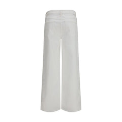Mother Denim White Cotton Jeans Denim