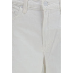Mother Denim White Cotton Jeans Denim