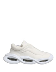 Dolce & Gabbana White Slip On Wave Low Top Sneakers Shoes