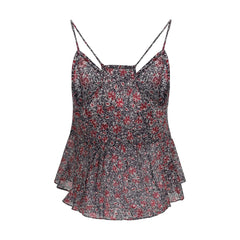 Marant Etoile Purple Cotton Pattern Shirt