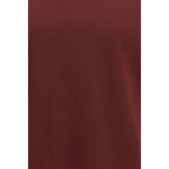 Comme Des Garçons Bordeaux Cotton T-Shirt