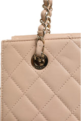 Chanel Quilted Leather Beauty Lock Flap Bag