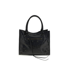 Balenciaga Black Lamb Ovis Aries Aries Shoulder Bag