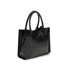 Balenciaga Black Lamb Ovis Aries Aries Shoulder Bag