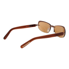 GCDS Brown Metal Sunglasses