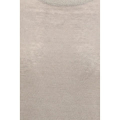 Brunello Cucinelli Beige Linen T-Shirt