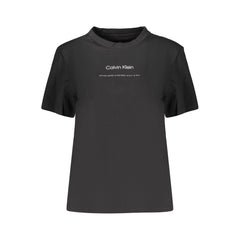Calvin Klein Black Cotton Women's T-Shirt