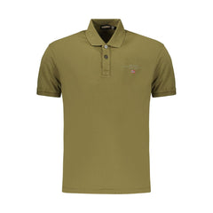 Napapijri Green Cotton Men's Polo Shirt