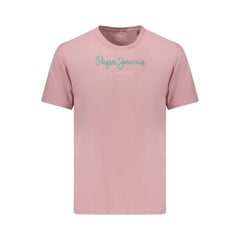 Pepe Jeans Pink Cotton Men's T-Shirt