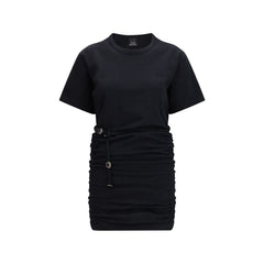 PINKO Black Cotton Casual Dress