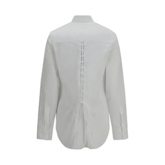 Ermanno Scervino White Cotton Dress Shirt