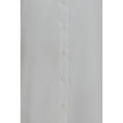 Ermanno Scervino White Cotton Dress Shirt