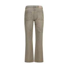Our Legacy Bicolor Cotton Bootcut Jeans