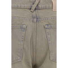 Our Legacy Bicolor Cotton Bootcut Jeans
