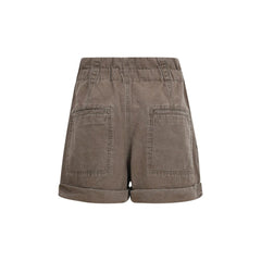 Marant Etoile Brown Cotton Bermuda Shorts