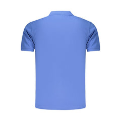 Rifle Blue Cotton Men's Polo Shirt