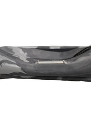 Dolce & Gabbana Black Nylon Brass Plate Camouflage Waist Fanny Pack Bag