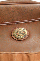 Burberry Brown and Gold Crossbody Bag