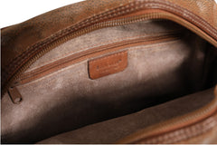 Burberry Brown and Gold Crossbody Bag