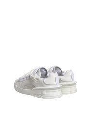 Dolce & Gabbana White Calfskin Leather Low Top Sneakers Shoes