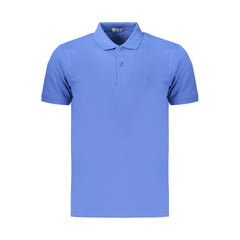 Coveri Moving Blue Cotton Men's Polo Shirt